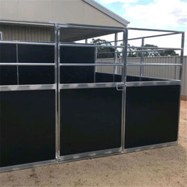 Asamblea fácil modificada para requisitos particulares de la caja estable material de madera del caballo en color negro
