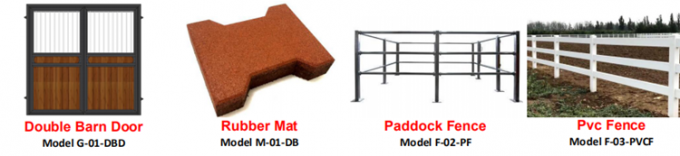 El presupuesto prefabricado encajona frentes de encargo de la parada del caballo de 12 pies fuera de Temporary modelo 5