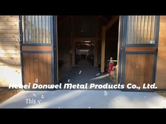 Relleno de madera de bambú de Shelfter del tejado de los establos europeos interiores del caballo