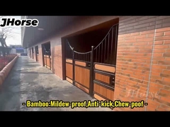 Longlife JH marca Caballo caja estable caballo frente de caballo puertas con madera de bambú