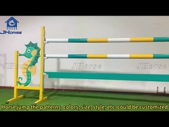Equipo de saltos ajustables de caballo Salto seguro de caballo flexible