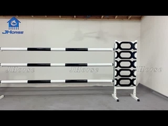 Equipo de saltos ajustables de caballo Salto seguro de caballo flexible