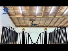 Equipo agrícola Tubo de acero de trabajo pesado Estables de caballos personalizados