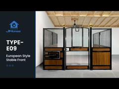 Presentamos boxes europeos para caballos económicos, material galvanizado inoxidable, 14 pies de altura, para usted