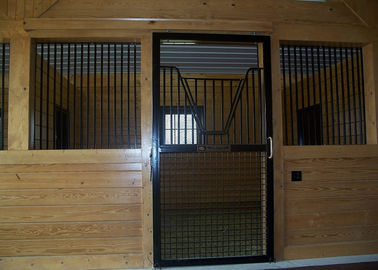 Equipos estables de la puerta de la parada portátil del caballo de Jinghua en venta con la puerta deslizante