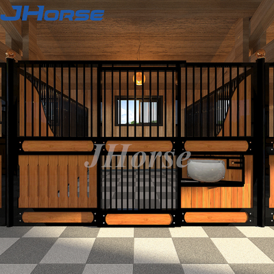 Paradas europeas de madera de bambú del caballo del tablero del metal con muchas opciones