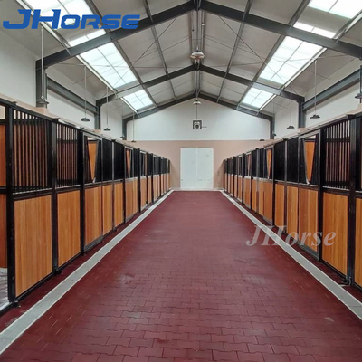 Tipo de lujo protección contra la corrosión de acero de Mesh Horse Stalls Power Coated