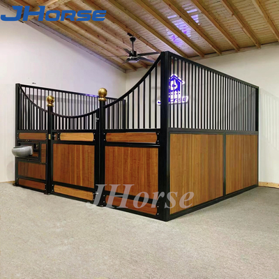 Equipo de establos de granja de puestos de caballos europeos prefabricados de techo ecuestre