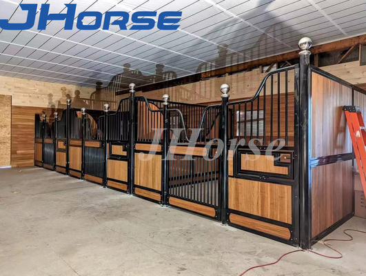 Arreglo para requisitos particulares portátil simple fuerte interior de la altura 7.2inch del establo los 2.2m del caballo