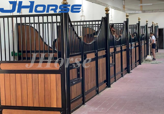 La parada del caballo de 14 pies afronta el marco de bambú galvanizado sumergido caliente durable