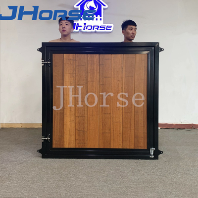 Ventanas de bambú modificadas para requisitos particulares resistentes de la puerta de granero de caballo con el yugo