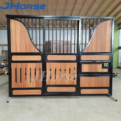 La parada de madera de bambú del caballo artesona la caja sólida europea de la puerta deslizante del estilo