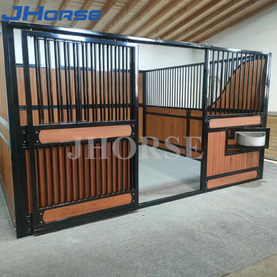 El establo de lujo del caballo del estilo del diseño popular atasca la puerta de oscilación del tamaño del 12ft