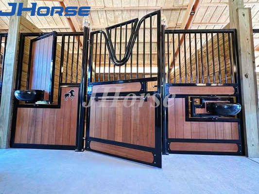 el granero de caballo prefabricado de los 6ft de los x 6ft artesona frentes estables modificados para requisitos particulares del caballo del marco