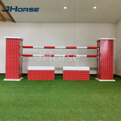 Práctico Caballo de Equitación Salto Obstáculos Equipo Exposición de caballos Puentes de salto