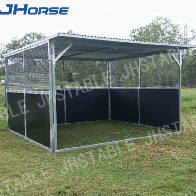 Caja estable temporal de 12 pies con tablero de PVC