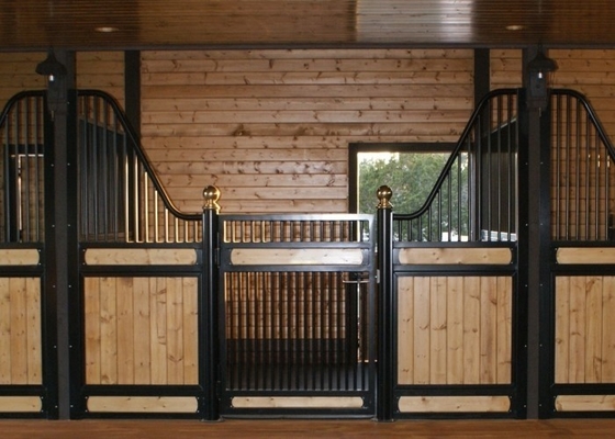 Puertas de frentes estables de la parada del caballo de la caja de JH del caballo duradero de la marca con la madera de bambú
