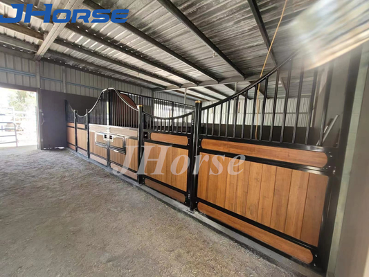 Relleno de madera Tipo de bambú Frentes de caballos europeos Diseño personalizado en el interior