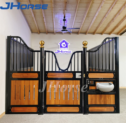 Puertas corredizas de lujo Cajas de caballos fácil limpieza Accesorios para caballos