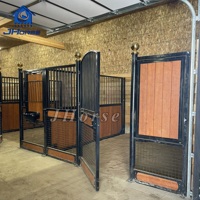Panel de caballo de acero de trabajo pesado de 1/4 pulgadas de montaje fácil 4 conjunto
