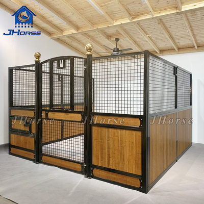 Tipo de caballo delantero personalizable estable con puerta corredera estándar con hardware incluido