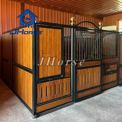 Acero galvanizado Construcción personalizada Caballo de bambú Tablas estables Frentes de puestos