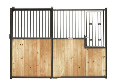 Puertas pre construidas de la parada del caballo del metal, frentes ecuestres durables de la parada del granero de caballo