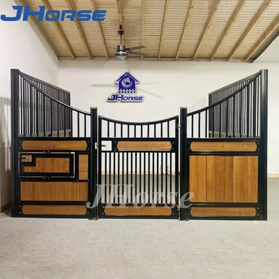 Estables de caballos de acero robusto con estructura soldada modular longitud 3m-4.2m