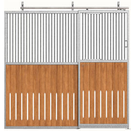 El Portable galvanizó el panel estable de la cerca del caballo de la tubería de acero como prado