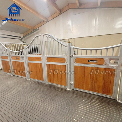 Caballo robusto Estable Puerta corredera personalizable Material de bambú de acero