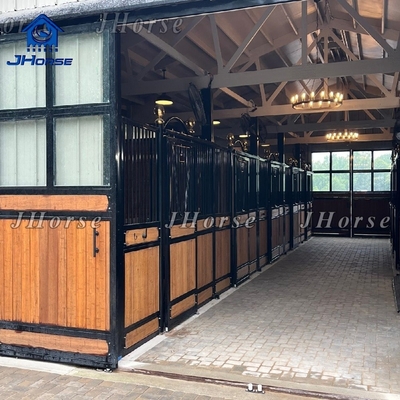 Establo de caballos con ancho y altura de marco personalizados Opciones personalizables Establo de caballos