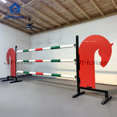 Equipo profesional de saltos de caballos para entrenamiento / competencia Logotipo de nuestra empresa y logotipo personalizado