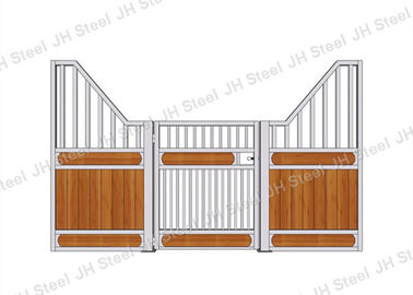 Las puertas seguras durables de la parada del caballo del metal, granja galvanizaron los paneles del caballo