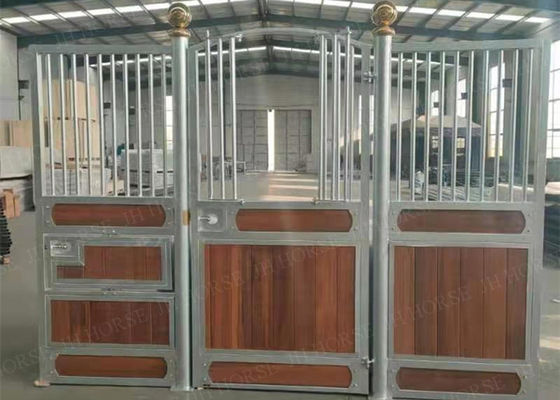 Parada de acero de plata galvanizada Front Heavy Duty del caballo del marco metálico